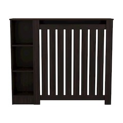 Jesup Radiator Cover Cabinet, Black Wengue