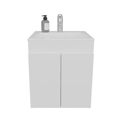Rayle Bathroom Vanity, 2 Doors, White