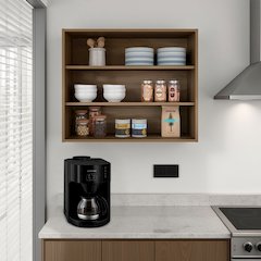 Ida Wall Shelf, 3 Shelves, Natural Oak