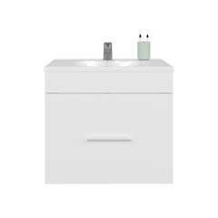 Wixom Bathroom Vanity, 1 Drawer, White