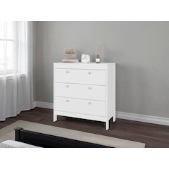 Libby Dresser, 3 Drawers, White