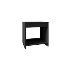 Night Table 1 spacious Shelf, Black