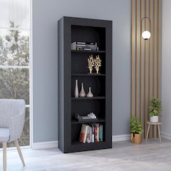 Poros Bookcase In Black Wengue