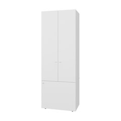 Trego Armoire, 3 Doors, 4 Shelves, White