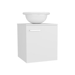 Bellevue Bathroom Vanity, 1 Door, White