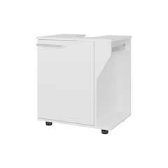 Enfield Under Sink Storage, 1 Door, 3 Shelves, 4 Legs, White