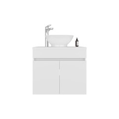 Capac Bathroom Vanity, 2 Doors, White