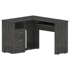 Idra L-Shaped Desk Grey Oak