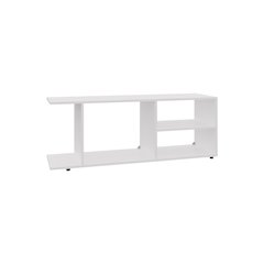 Sudley Entertainment Center with 4 Shelves and 4 Legs, White