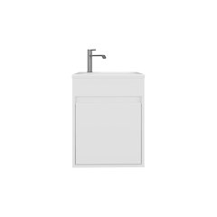 Chisana Bathroom Vanity, 1 Door, White