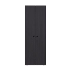 Ghent Armoire, 2 Doors, 4 Shelves, Black Wengue