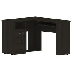Idra L-Shaped Desk Black Wengue