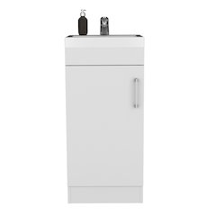 Sevilla Bathroom Vanity with Single Door Cabinet, White