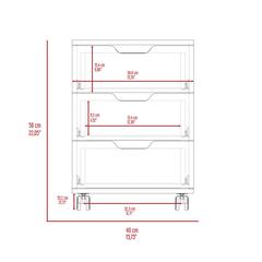 Gangi 120 Mirroed Armoire - Black+Light Grey