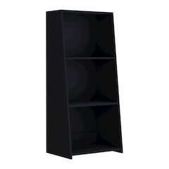 Gakona Bookcase, 3 shelves, Black