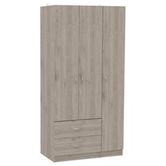 Boskol 3 Door Armoire Light Gray