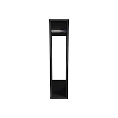 Golovin Shelf with 2 Shelves, Black Wengue