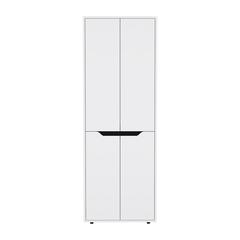 67"H Kitchen Storage Cabinet, with Four Doors and Five Interior Shelves