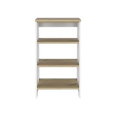 Colyn Linen Cabinet - Light Oak - White