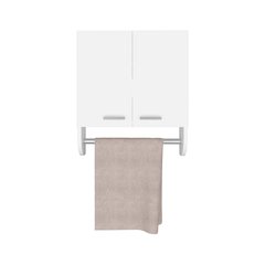 Huslia Medicine Cabinet with 2 Shelves and 2 Doors, White