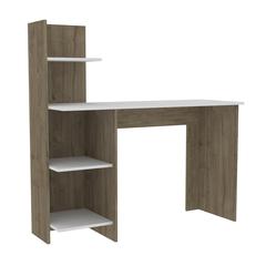 Toronto 120 Desk White-Light Oak