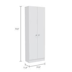 Dakari Multistorage Cabinet White