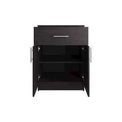 Pantry Organizer Cabinet with One Drawer, Two Interior Shelves, and Two Doors