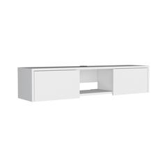 Adel Floating TV Stand, Sleek Wall-Mounted Console with 2-Doors