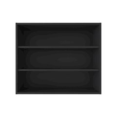 Ida Wall Shelf, 3 Shelves, Black
