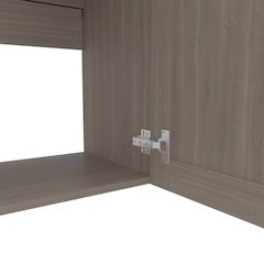 Burbank Wall Cabinet, 2 Doors, White Oak