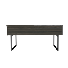 DEPOT E-SHOP Toronto Lift Top Coffee Table, One Drawer, One Flexible Flexible Shelf, Two Legs, Espresso, For Living Room