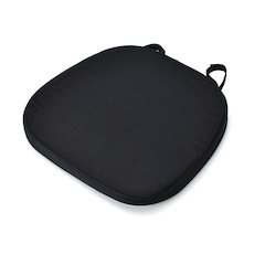 Commerical Seating Products Hoop and Loop Black Cushions Chairs
