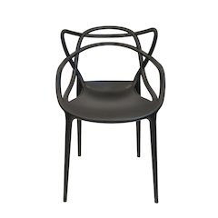 Set Of 5 Kids David Side Chair - Black