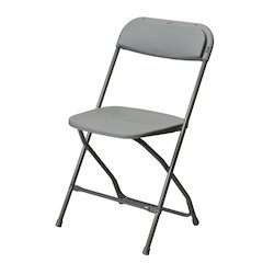 Commerical Seating Products Poly-Grey Folding Chairs