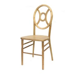 Commerical Seating Products Twin Tinted Raw Wood Chairs