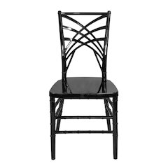 Commercial Seating Product Black Stacking Dining Chair