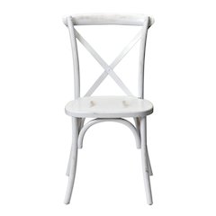 Commerical Seating Products White Wash Crossback Dining Chairs