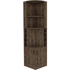 Syrah Bar Cabinet Dark Brown MDF