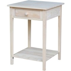 Hampton Bedside Table, Unfinished