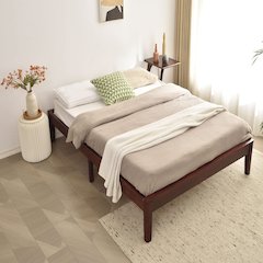 Stella Solid Pine Wood Platform Bed Frame