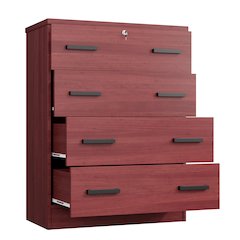 4 Drawers Chest in Mahogany Color