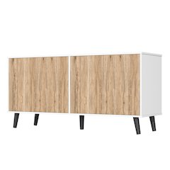 Sideboard Buffet Cabinet with Storage, 55" Kitchen Storage Cabinets