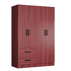 4 Doors Wardrobe 2 Drawers with Shelves 72" high