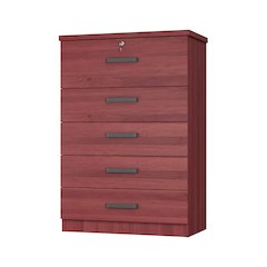 5 Drawers Chest with Top Deep Drawer & Large Drawers