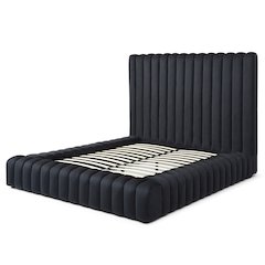 Avalon Velvet Upholstered Luxurious Platform Bed