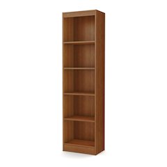 South Shore Axess 5-Shelf Narrow Bookcase, Morgan Cherry