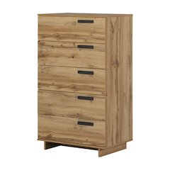 Cavalleri 5-Drawer Chest, Nordik Oak