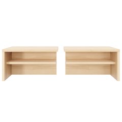 Camden Extension Nightstands, Set of 2 Natural Blonde Oak