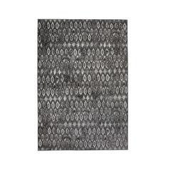 Sonoma Mabel Charcoal, Grey, and Ivory Area Rug, 5'3" x 7'6"