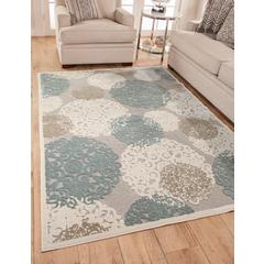 Napa Dante Grey/Tan/Ivory Area Rug, 5'3" x 7'6"